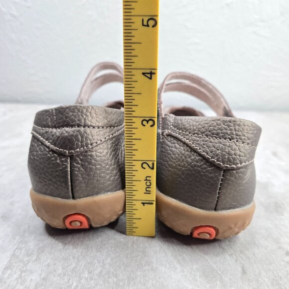 Spring Step Comfort Flats Leather Bronze Maryjane Minimalist Walking Shoes 6.5-7 - Picture 5 of 11